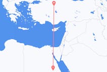 เที่ยวบิน จาก ลักซอร์, อียิปต์ ไปยัง อังการา, ตุรกี