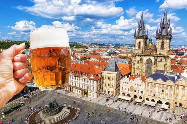 Visite de bière tchèque à Prague avec guide, expérience authentique de culture pub
