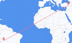 Flyg från Trinidad, Bolivia till Elazig, Bolivia