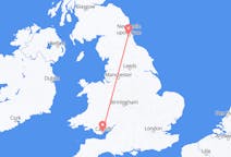 Flights from Cardiff, Wales to Newcastle upon Tyne, England