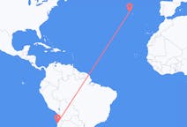Flyrejser fra Antofagasta, Chile til Terceira, Portugal