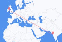 Vluchten van Bombay, India naar Dublin, Ierland