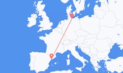 Flights from Lubeck, Germany to Reus, Spain