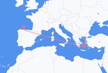 Flights from Asturias, Spain to Santorini, Greece