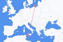 Flights from Lampedusa, Italy to Gdańsk, Poland