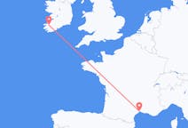 Flyg från Killorglin, Irland till Montpellier, Frankrike