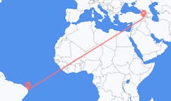Flights from João Pessoa, Paraíba, Brazil to Van, Turkey