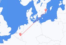 Flights from Kalmar, Sweden to Liège, Belgium