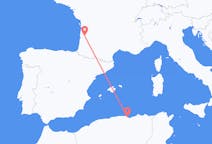 Рейсы из Беджая, Алжир в Бордо, Франция