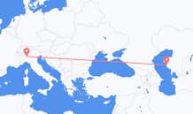 Flights from Aktau to Milan