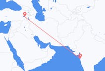 Flyg från Bombay, Indien till Van, Turkiet