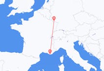 Loty z Tulon, Francja do Saarbrücken, Niemcy