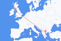 Flights from Thessaloniki to Douglas