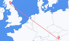 Flights from Hévíz, Hungary to Edinburgh, the United Kingdom