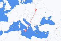 Flyg från Lviv, Ukraina till Malta (kommun), Malta