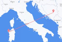 Flyg från Sarajevo, Bosnien och Hercegovina till Alghero, Italien