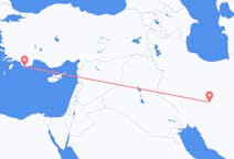 Fly fra Isfahan til Kastellorizo