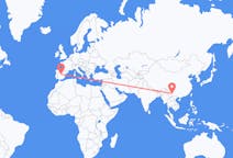 Flyrejser fra Kunming til Madrid