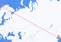 Flights from Dalian, China to Tromsø, Norway