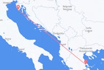 크로아티아 풀라에서 출발해 그리스 볼로스로(으)로 가는 항공편