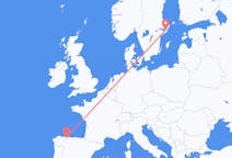 Flights from from Santiago del Monte to Stockholm