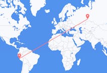 Flights from Lima, Peru to Tyumen, Russia
