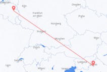 Flights from Zagreb, Croatia to Liège, Belgium