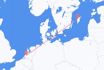 Lennot Visbystä, Ruotsi Rotterdamiin, Alankomaat