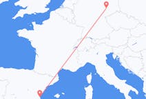 Vluchten van Leipzig, Duitsland naar Valencia, Spanje