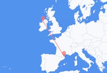 Flights from Perpignan, France to Donegal, Ireland