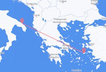 Vluchten van Ikaria naar Brindisi