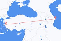 Flyreiser fra Baku, Aserbajdsjan til Izmir, Tyrkia