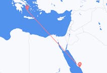 Flyg från Yanbu, Saudiarabien till Milos, Grekland