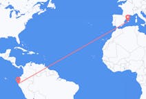 Flights from Talara, Peru to Palma de Mallorca, Spain