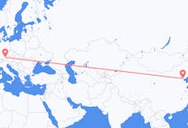 Flyreiser fra Tianjin, til München