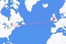 Flyg från Ottawa, Kanada till Cardiff, Wales
