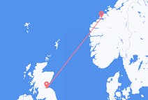 Flyrejser fra Molde, Norge til Edinburgh, Skotland