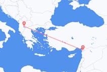 Lennot Ohridista, Pohjois-Makedonia Hatayn maakuntaan, Turkki