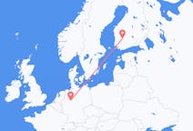 Flyrejser fra Paderborn, Tyskland til Tampere, Finland