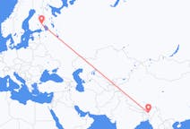 Flights from Guwahati, India to Savonlinna, Finland