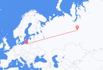 Fly fra Kogalym til Gdańsk