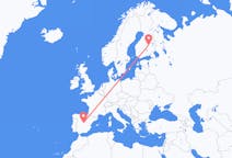 Flyg från Madrid till Kuopio