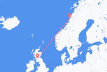 Flights from Sandnessjøen, Norway to Glasgow, Scotland