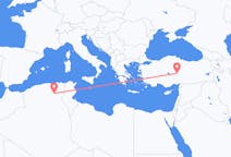 Flyreiser fra Biskra, Algerie til Kayseri, Tyrkia