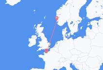 Flyrejser fra Caen, Frankrig til Haugesund, Norge