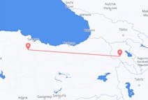 Flyg från Jerevan till Karamustafapasa