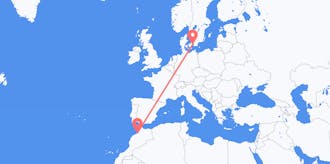Flyrejser fra Marokko til Danmark