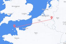 Flyg från Alderney, Guernsey till Maastricht, Nederländerna
