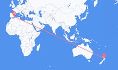 뉴질랜드 로토루아에서 출발해 스페인 무르시아로(으)로 가는 항공편