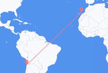 Flyg från Antofagasta, Chile till Lanzarote, Spanien